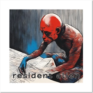 resident alien Posters and Art